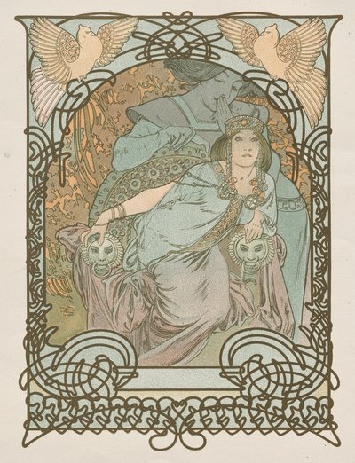 Ilsee, prinsesse av Tripoli av Alphonse Mucha
