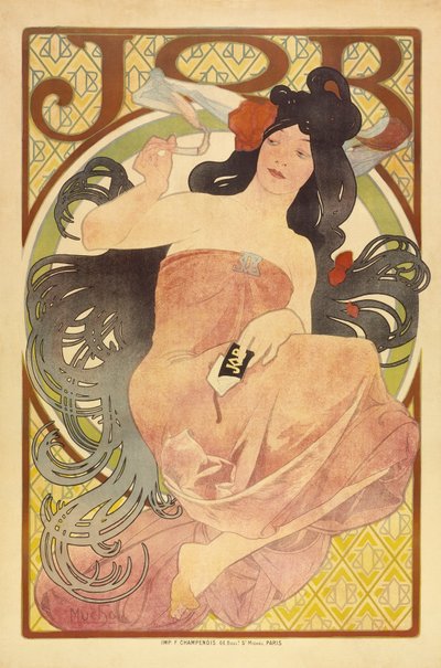 Job, ca. 1897-98 av Alphonse Mucha