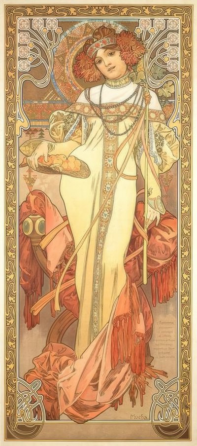 Høst av Alphonse Mucha