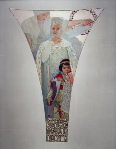 Mors visdom - Eliska Premyslovna av Alphonse Mucha