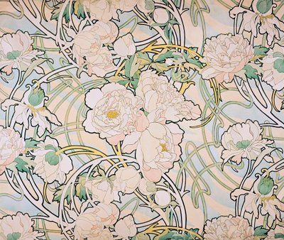 Peoner, 1897 av Alphonse Mucha