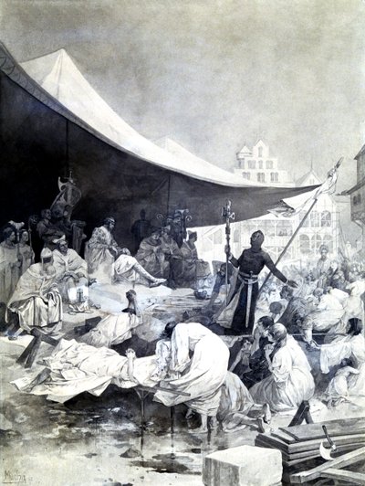 Korset, c1900-1939 av Alphonse Mucha