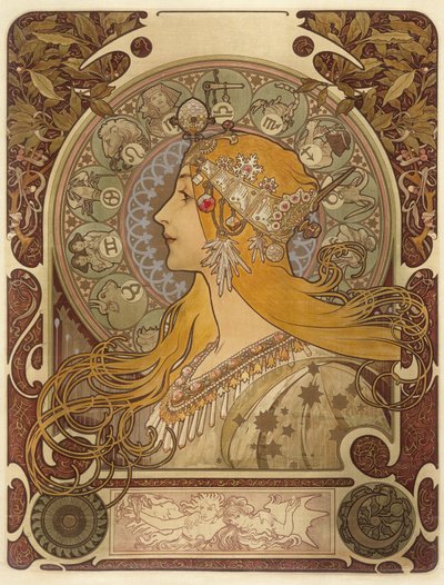 Dyrekretsen av Alphonse Mucha