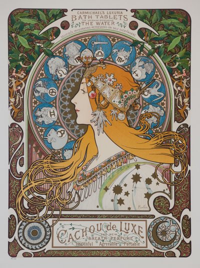 Zodiac Zodiac, 1896. av Alphonse Mucha