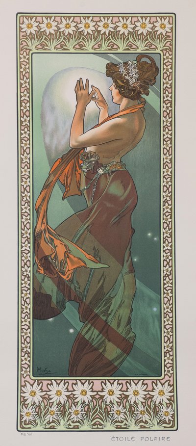 Nordstjernen, 1902. av Alphonse Mucha