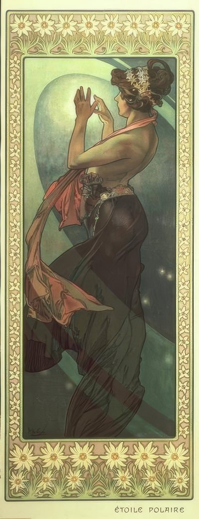 Nordstjernen av Alphonse Mucha
