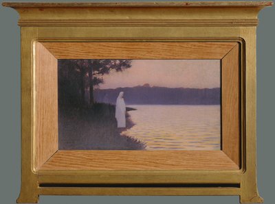 Vannets stillhet (maleri på lerret) av Alphonse Osbert