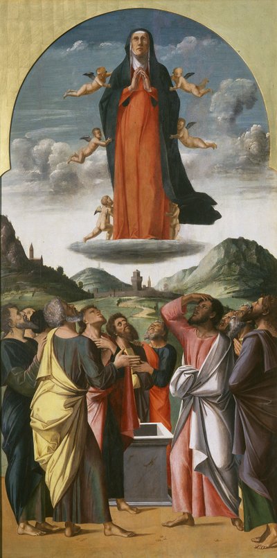 Jomfruens himmelfart, 1476-78 av Alvise Vivarini
