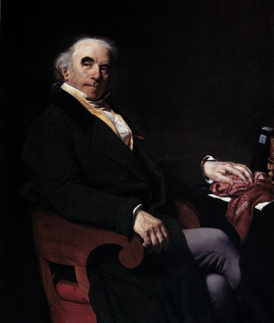 Portrett av ridderen av Nanteuil Lanorville (1754–1834) Generaladministrator for kongelige meldinger Maleri av ridderen av Nanteuil Lanorville (1790–1819) 1817 Søn. 1,29 X 1,02 m av Amable Pagnest