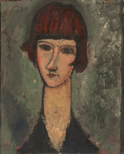 Portrett av en kvinne, ca. 191719. av Amedeo Modigliani