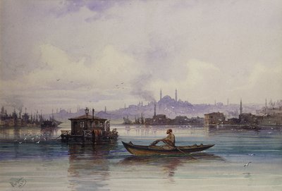 På Bosporus, 1865 av Amadeo Preziosi