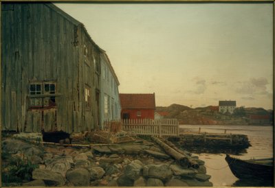 En rorbu, Gamle Hellesund av Amaldus Nielsen