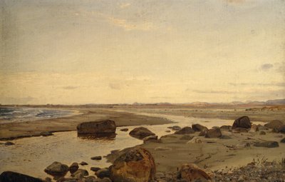 Evening at Nærland av Amaldus Nielsen