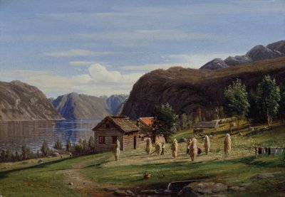 Farm in Balestrand in Sogn av Amaldus Nielsen