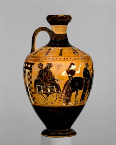 Lekythos, ca. 550–530 f.Kr. (terrakotta) av Amasis Painter
