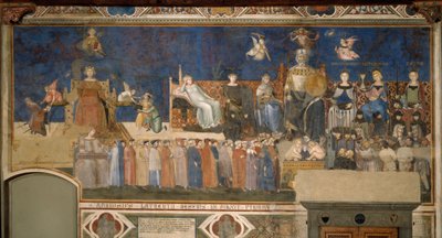 Allegory of Good Government av Ambrogio Lorenzetti