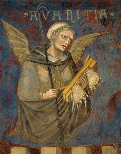 Allegori om dårlig regjering, detaljer fra Allegories of Good and Bad Government og deres virkninger på by og landsbygd av Ambrogio Lorenzetti