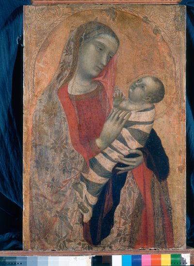 Madonna og barn, 1320-23 av Ambrogio Lorenzetti