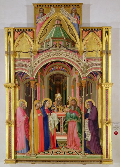 Presentasjonen i tempelet, 1342 (tempera på panel) av Ambrogio Lorenzetti