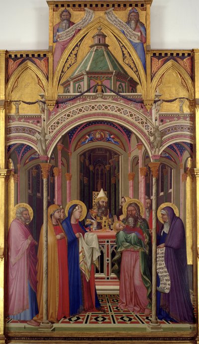 Presentasjonen i tempelet, 1342 av Ambrogio Lorenzetti
