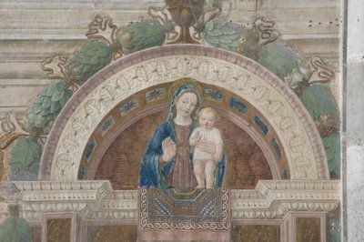 Madonna of the carpet (Madonna of the carpet) av Ambrogio da Fossano (c.1460 1523)