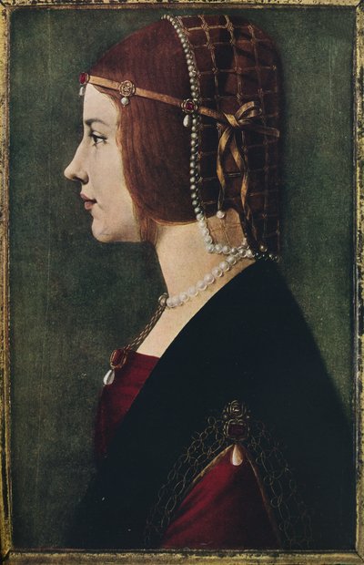 Portrett av en ung jente, c1490, 1936 av Ambrogio de Predis
