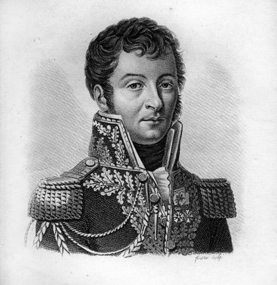 Auguste Julien Bigarré 1775-1838 - in “” Portraits of the French generals following the victories and conquests of the French””. Engraved by Ambroise Tardieu in 1818. Stella Collection. av Ambroise Tardieu