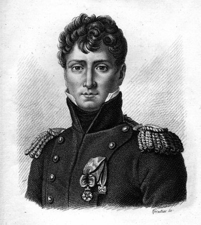 Auguste de Colbert (1777-1809), fransk general i "Portretter av franske generaler"". Gravert av Ambroise Tardieu i 1818. Stella Collection av Ambroise Tardieu