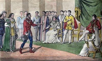 Charles IX (1550-74) blir fortalt av riksdagen at hans bror Henri d