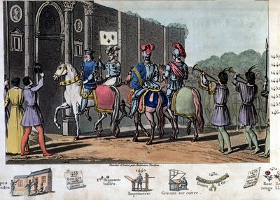 Charles VII sier "Den seirende" (1403-1461). Engelskmennene ble beleiret i Orléans, men Jeanne d