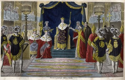 Charles X (1757-1836) ble kronet til konge i Reims 6. mai av Ambroise Tardieu