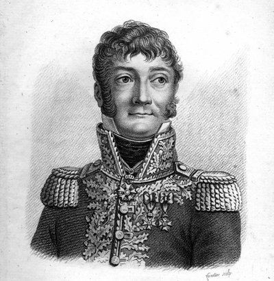 General Joseph Barbanegre. 1772-1830.in" Portretter av de franske generalene". Gravert av Ambroise Tardieu i 1818. Stella Collection av Ambroise Tardieu