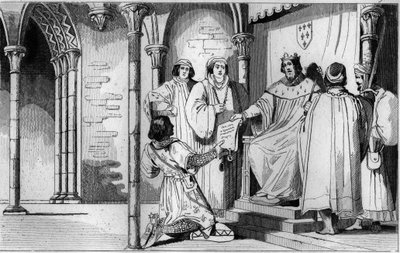 In 1327, Charles IV the Bel (1294-1328) erigue the seigneury of Bourbon in favour of the groin son of Robert de Clermont and grandson of Saint-Louis, Louis I av Ambroise Tardieu