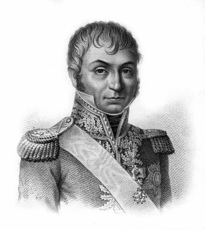 Jean Baptiste Jourdan (1762-1833), Count, Marshal of France- in Portraits of the French generals following the victories and conquests of the French. Engraved by Ambroise Tardieu in 1818. Stella Collection. av Ambroise Tardieu
