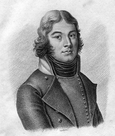Portrait of General Lazare Louis Hoche (1768-1797) - in “” Portraits of the French generals following the victories and conquests of the French””. Engraved by Ambroise Tardieu in 1818. Stella Collection. av Ambroise Tardieu