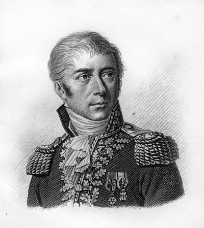 portrett av general Honore Vial.1776-1813.- i ""Portretter av franske generaler etter franskmennenes seire og erobringer"". Gravert av Ambroise Tardieu i 1818. Stella Collection. av Ambroise Tardieu