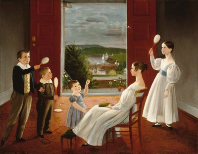 The Children of Nathan Starr, 1835. av Ambrose Andrews