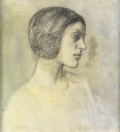Anais, Wearing a Beguin, ca. 1822 av Ambrose McEvoy