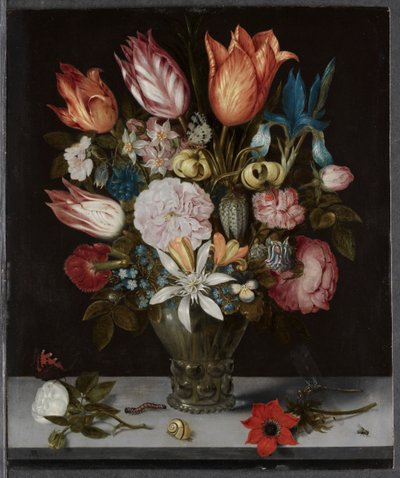Blomster i et glass, 1606. av Ambrosius Bosschaert