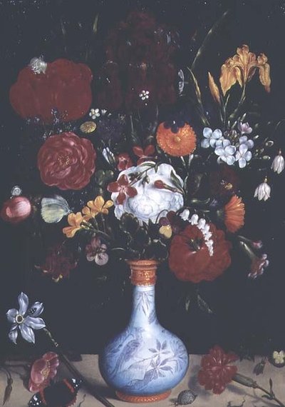 Stilleben med blomster av Ambrosius the Younger Bosschaert