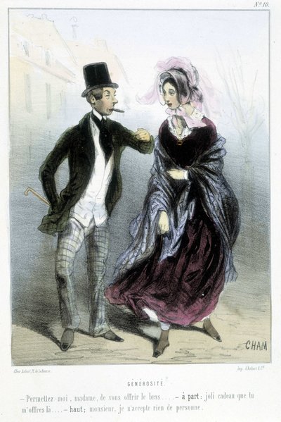 Raushet - i "" Madeleines"" av Cham, v.1870-1880 av Amédée de Noé