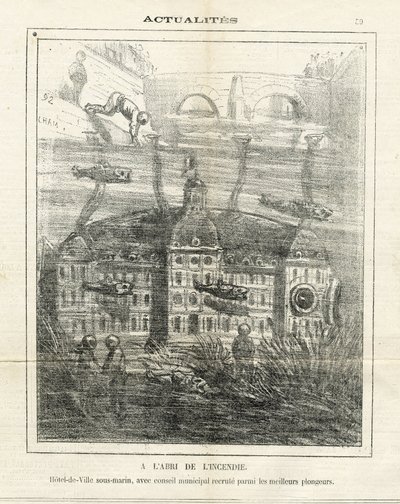 Illustrasjon av Cham (1819-1879) i Le Charivari av Amédée de Noé
