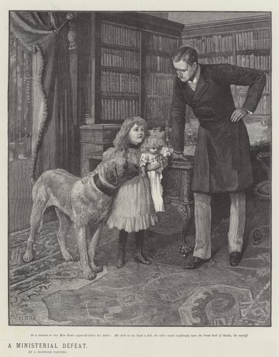 Et ministernederlag, av J Harwood Panting av Amedee Forestier