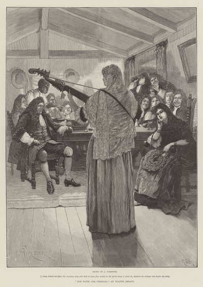 For Faith and Freedom, av Walter Besant av Amedee Forestier