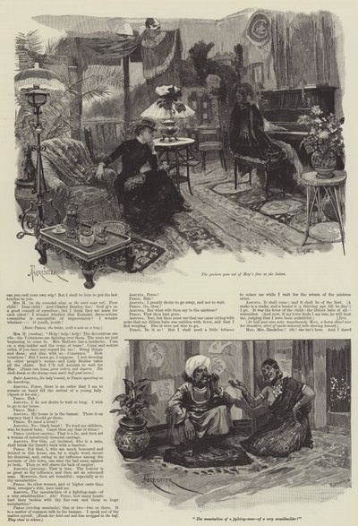 Mrs Hauksbee Sits Out, An Unhistorical Extravaganza, av Rudyard Kipling av Amedee Forestier