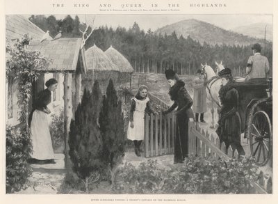 Kongen og Dronningen i høylandet av Amedee Forestier