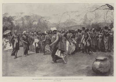 Lagos-Dahomey Frontier Question, en innfødt dans i det omstridte Hinterland District av Amedee Forestier