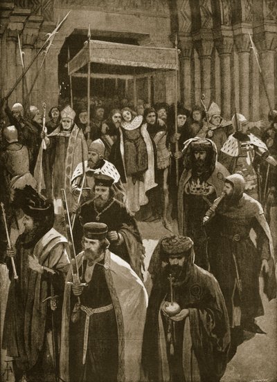 The Recess After the Coronation of Richard II, Vigil of St. Kenelm, 16. juli 1377, fra 