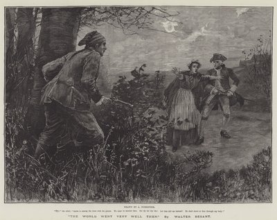 Verden gikk veldig bra da, av Walter Besant av Amedee Forestier