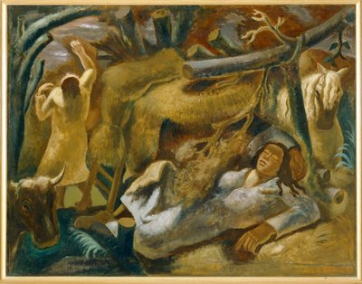 En landlig drøm eller en rustikk drøm av Amedee de La Patelliere